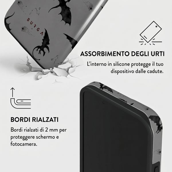 Burga Cover Posteriore Resistente con MagSafe Apple iPhone 15 - Draco