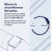 Apple Cinturino Leather Link Apple Watch | 38/40/41/42 mm - Taglia M/L - Baltic Blue