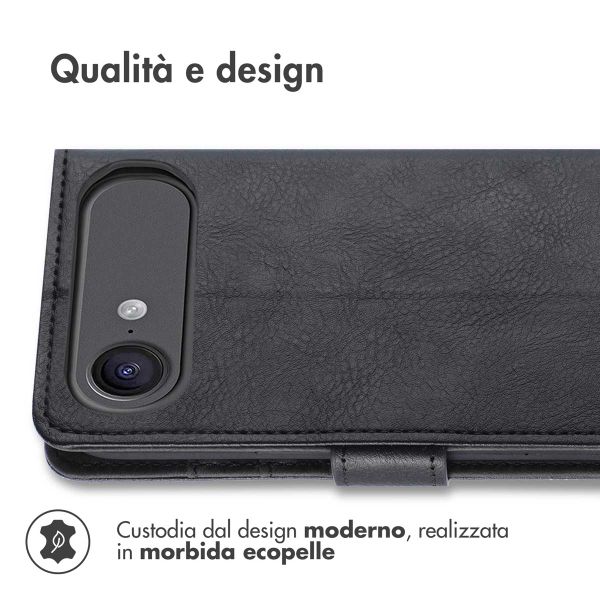 imoshion Cover a libro di Lusso Apple iPhone Air - Nero