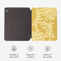 Selencia Cover per tablet Vivid Apple iPad Air 11 pollici (2026) M4 / (2025) M3 / (2024) M2 / Air 5 (2022) / Air 4 (2020) - Chalky Bloom