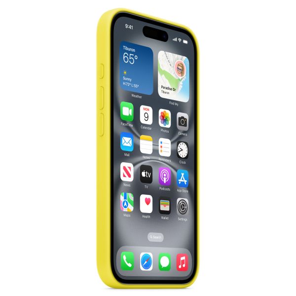 Apple Cover Posteriore in Silicone con MagSafe Apple iPhone 16 - Star Fruit