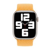 Apple Cinturino Solo intrecciato Apple Watch | 44/45/46/49 mm - Taglia 4 - Maize
