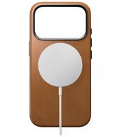 Nomad Cover posteriore Traditional Leather con MagSafe Apple iPhone 18 Pro / 17 Pro - English Tan
