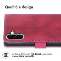 imoshion Cover a libro con Cordino Samsung Galaxy A36 - Rosso