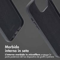 Accezz Cover in Pelle con MagSafe Apple iPhone 14 Pro Max - Onyx Black