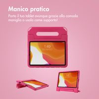 imoshion Cover per tablet a prova di bambino con bambole rimovibili Samsung Galaxy Tab A11 Plus / A9 Plus - Rosa
