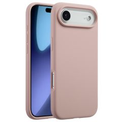 Accezz Cover in silicone liquido con MagSafe Apple iPhone Air - Rosa