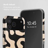 Selencia Cover posteriore Vivid con MagSafe Apple iPhone 18 Pro Max / 17 Pro Max - Art Wave Black