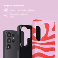Selencia Cover Posteriore Vivid Samsung Galaxy S26 Ultra - Dream Swirl Pink