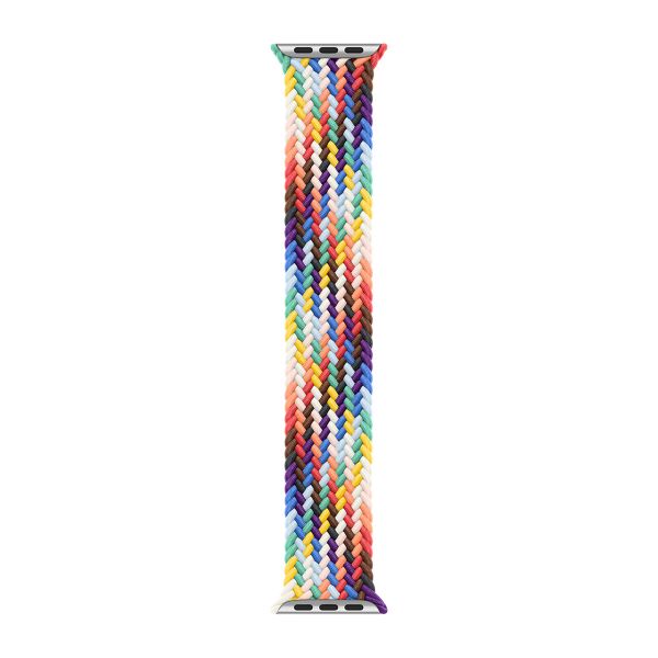Apple Cinturino Solo intrecciato Apple Watch | 44/45/46/49 mm - Taglia 7 - Pride Edition