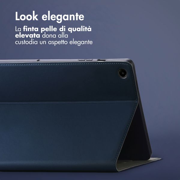 Accezz Cover Tablet Classica Samsung Galaxy Tab A9 Plus - Blu scuro