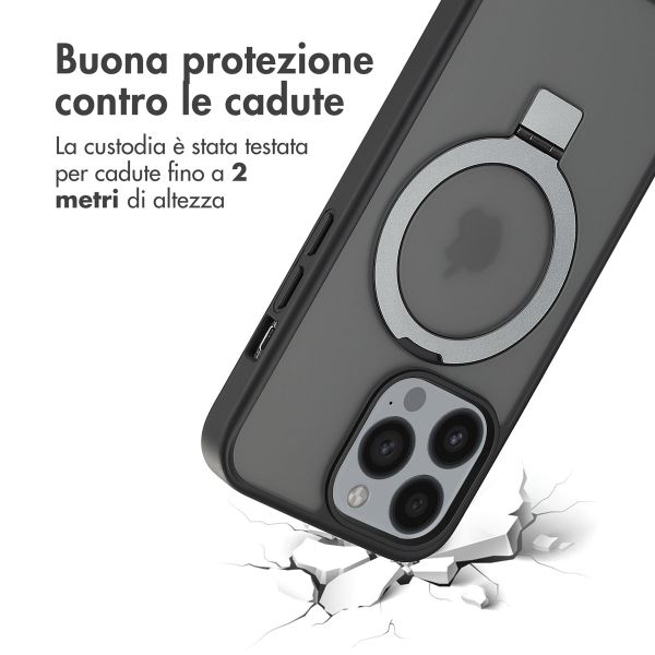 Accezz Cover con anello e supporto con MagSafe Apple iPhone 13 Pro - Nero
