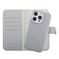 Selencia Libreria rimovibile Olyn con MagSafe Apple iPhone 16 Pro - Grigio