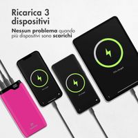 imoshion Powerbank - 20.000 mAh - Quick Charge e Power Delivery - Hot Pink