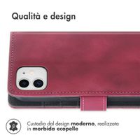 imoshion Cover a libro con Cordino Apple iPhone 11 - Rosso