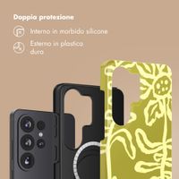 Selencia Cover posteriore Vivid con MagSafe Samsung Galaxy S26 Ultra - Chalky Bloom