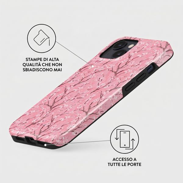Burga Cover Posteriore Resistente con MagSafe Apple iPhone 13 - Sakura