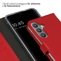 Selencia Cover a libro in vera pelle Samsung Galaxy S24 Plus - Rosso
