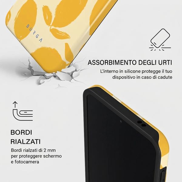 Burga Cover Posteriore Resistente Samsung Galaxy A57 (5G) - Lemon Tart
