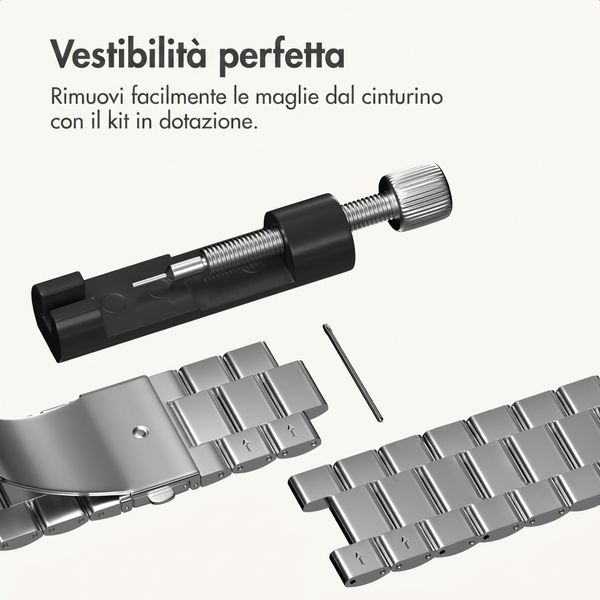 imoshion Cinturino in acciaio Apple Watch | 44/45/46/49 mm - Argento
