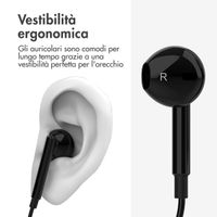Accezz Auricolari - Con cavo - Connessione USB-C - Nero