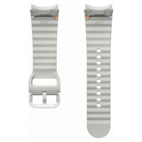 Samsung Cinturino Sport originale Samsung Galaxy Watch 4 / 5 / 6 / 7 / FE (20 mm) - Taglia S/M - Argento