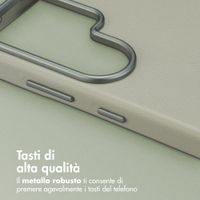 Accezz Cover in Pelle con MagSafe Samsung Galaxy S26 Ultra - Light Grey