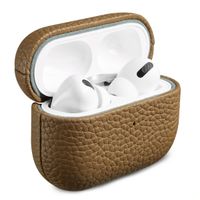 Accezz Cover in vera pelle  Apple AirPods Pro 2 - Taupe