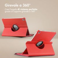 imoshion Cover Girevole a 360° Apple iPad 9 (2021) 10.2 pollici / iPad 8 (2020) 10.2 pollici / iPad 7 (2019) 10.2 pollici - Rosso