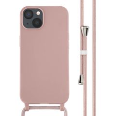 imoshion Cover in Silicone con Cordino Apple iPhone 13 - Sand Pink