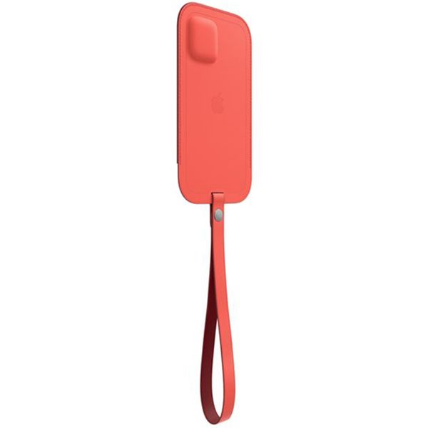 Apple Sleeve in Pelle iPhone 12 (Pro) - Pink Citrus
