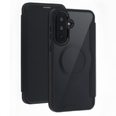 imoshion Bookcase trasparente con MagSafe Samsung Galaxy A37 (5G) - Nero