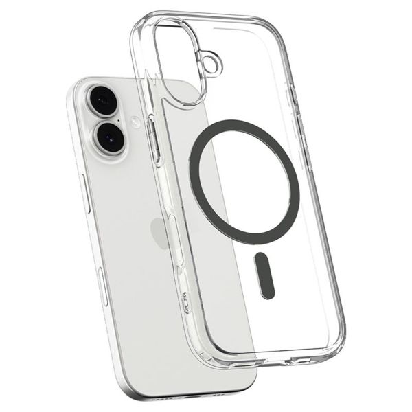 Spigen Cover Posteriore Ultra Ibrida con MagSafe Apple iPhone 17 - Clear Graphite