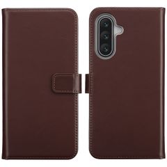 Selencia Cover a libro in vera pelle Samsung Galaxy A17 (5G) / (4G) - Marrone