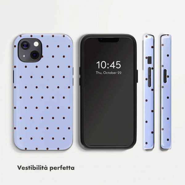 Selencia Cover Posteriore Vivid Apple iPhone 13 Pro - Happy Dots Digital Sky