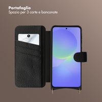 Selencia Cover Riva con MagSafe e cordino Samsung Galaxy A37 (5G) - Nero