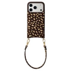 Selencia Nova cover posteriore in vera pelle con portacarte Apple iPhone 17 Pro - Fawn Chic
