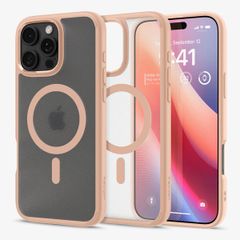 Spigen Cover Posteriore Ultra Ibrida con MagSafe Apple iPhone 16 Pro Max - Frost Rose Titanium