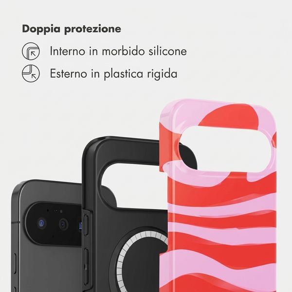 Selencia Cover posteriore Vivid con MagSafe Google Pixel 11 Pro - Dream Swirl Pink