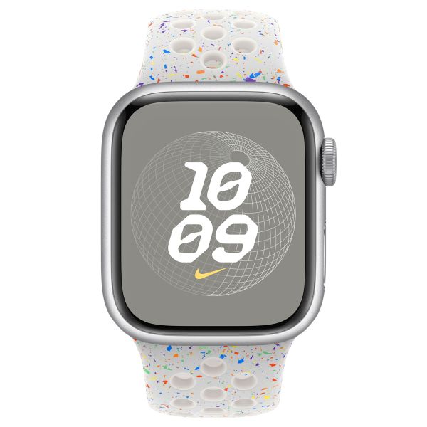 Apple Cinturino Nike Sport Apple Watch | 38/40/41/42 mm - Taglia M/L - Pure Platinum