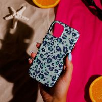 Selencia Cover posteriore Vivid con MagSafe Apple iPhone 15 - Wild Spots Light Blue