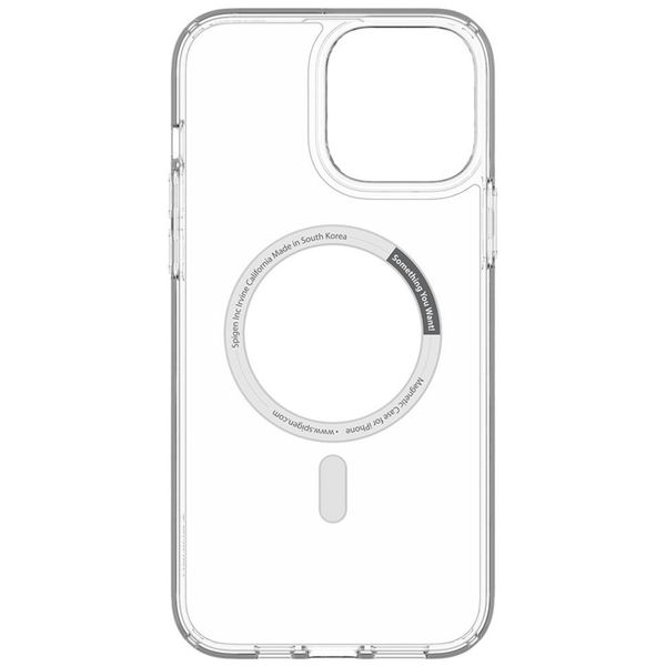 Spigen Cover Posteriore Ultra Ibrida con MagSafe Apple iPhone 13 Pro Max - Crystal Clear