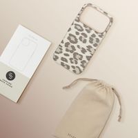 Selencia Cover Sabi Stampa pantera con MagSafe Apple iPhone 17 Pro - Soft Ivory