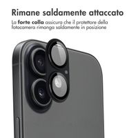 imoshion Protezione fotocamera in Vetro 2 Pezzi Apple iPhone 17 - Nero