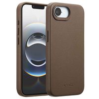 Accezz Cover in Pelle con MagSafe Apple iPhone 17e / 16e - Marrone caffè