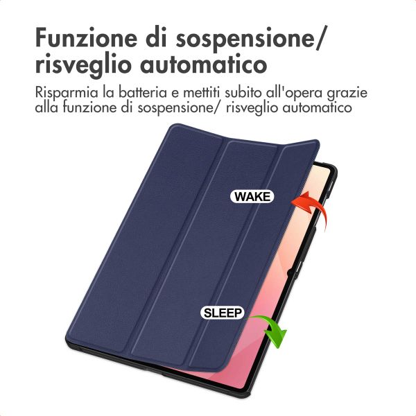 imoshion Cover a libro Trifold Samsung Galaxy Tab S11 Ultra - Blu scuro