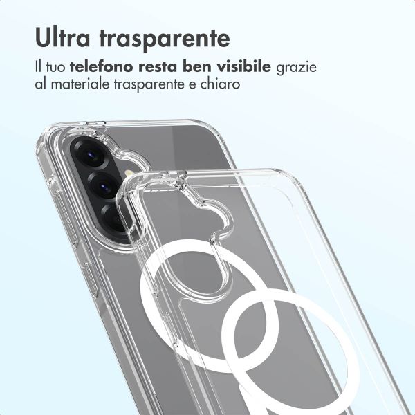 Accezz Cover posteriore Xtreme Impact con MagSafe Samsung Galaxy A56 - Trasparente
