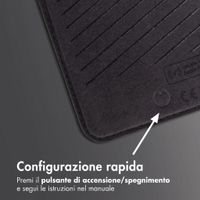 Accezz Portafoglio in pelle magnetico con supporto - Compatibile con Apple Find My - Onyx Black