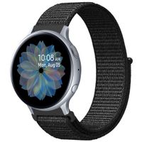 imoshion Cinturino in nylon Samsung Galaxy Watch 4 / 5 / 6 / 7 / FE (20 mm) - Nero