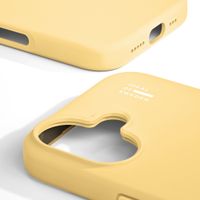 iDeal of Sweden Cover in silicone con MagSafe Apple iPhone 16 - Soft Lemon